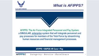 Air Force Integrated Personnel and Pay System Data Cleansing [upl. by Leiria901]