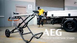 AEG Mobile Mitre Saw Stand [upl. by Saunderson414]