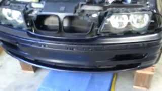 How to remove a bumper on a BMW e46 3series [upl. by Fugazy]