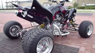 raptor 700 streetfighter monsterpipe duals [upl. by Zacharie]