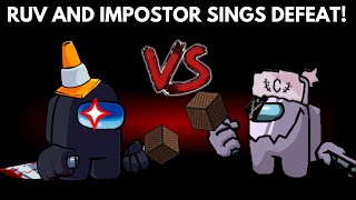 Ruv VS Black Impostor  Defeat Note Block Cover but Ruv and Black Impostor Sings  FNF [upl. by Aramoix176]