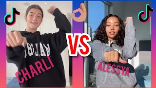 Charli Damelio vs Alessya Farrugia Dance Battle September 2020 Tik Tok [upl. by Ettezil]