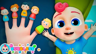 Finger Family Learn Colors Version MORE  Bubbleee Nursery Rhymes and Kids Songs [upl. by Lesley299]