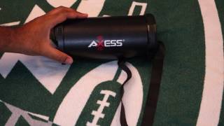 AXESS Portable Bluetooth IndoorOutdoor Cylinder Loud Speaker [upl. by Enaled951]