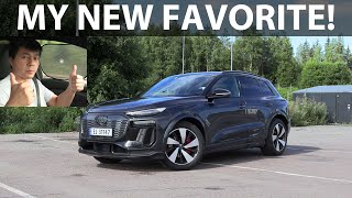 Audi Q6 etron quattro range test [upl. by Bridie]