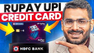 HDFC Bank Rupay UPI Credit Card 2024 [upl. by Niryt]