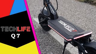 Techlife Q7 🛴 Jedna z najlepszych elektrycznych hulajnóg  Recenzja 4K [upl. by Avla998]