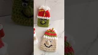 Christmas Crochet Gift Card Holder For Beginners – Easy Crochet Tutorial Step By Step [upl. by Adlin525]