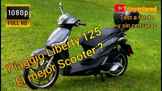 🛵 Piaggio liberty 125  S 2023Es el mejor Scooter para comprar [upl. by Ajidahk]