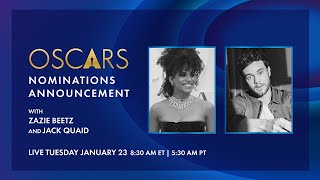 96th Oscars Nominations Announcement Hosted by Zazie Beetz and Jack Quaid [upl. by Opportuna126]