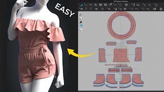 BeginnerFriendly Guide Create Your Own Marvelous Designer Dress [upl. by Adnamas]