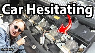 How to Stop Car Hesitation Spark Plugs and Ignition Coil [upl. by Nytsirt998]