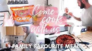 COME COOK WITH US  A FAVOURITE FAMILY MEAL  QUORN CHILLI RECIPE  AD [upl. by Iow]