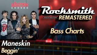 Maneskin  Beggin  Rocksmith® 2014 Edition  Bass Chart [upl. by Rab]