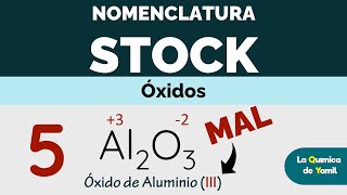 Cómo nombrar un Óxido en la NOMENCLATURA STOCK  Ejercicios de práctica [upl. by Boorer]