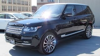 2014 Range Rover Supercharged Autobiography Start Up Exhaust and In Depth Review [upl. by Grantley668]