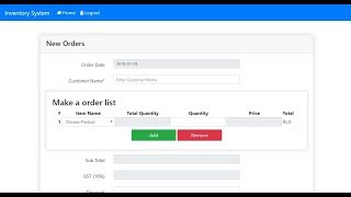 Inventory Management System  Free Source Code Download and Setup [upl. by Coleen]