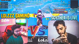 Bgmi Custom 4v4 Fight🫣  LoLzZz Gaming Vs Scyther is Live🚀  New Video Dark20Gaming [upl. by Anayeek110]