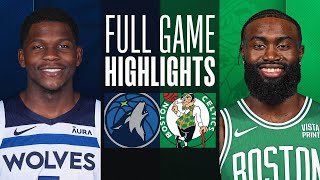 TIMBERWOLVES at CELTICS  FULL GAME HIGHLIGHTS  January 10 2024 [upl. by Yllier92]