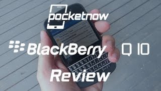 BlackBerry Q10 Review  Pocketnow [upl. by Anatak]