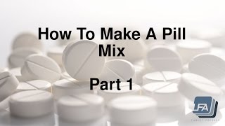 How to make a Tablet Pill mix for a Press 1 [upl. by Hung526]