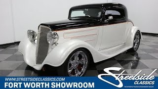 1934 Chevrolet 3 Window Coupe for sale  2995DFW [upl. by Borchers849]