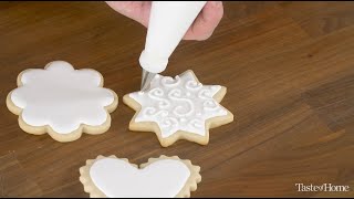 How To Decorate Cookies for Beginners  Good Housekeeping [upl. by Eenimod]