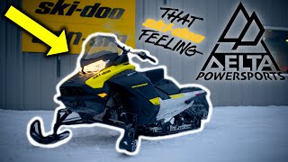 2021 SkiDoo Renegade 600 ACE Full Walk Around and Test Drive [upl. by Odetta]