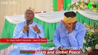 Panel discussion Islam and global peace  Dr Abdul Hafiz Walusimbi [upl. by Eetnom]