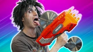 NERF WAR EXTREME NERF GUN MOD [upl. by Yerhpmuh878]