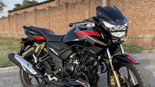 TVS Apache RTR 180 With Riding Modes Detailed Walkaround amp Review  Tvs Apache 180 [upl. by Dierdre619]