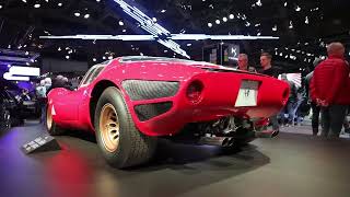 True Italian beauty Alfa Romeo 33 Stradale supercar masterpiece walkaround Autosalon Brussels 2023 [upl. by Eilyac]