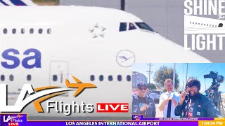 🔴LIVE LAX Airport  LAX LIVE  LAX Plane Spotting [upl. by Shandra130]