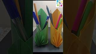 making pansil case handmade3222 paperproducts flower handmade paper making easycraft 꽃 만들기 [upl. by Yralih189]