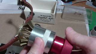 How I remove a crystal from a Bulova watch with crystal lift tool part 1 [upl. by Ayihsa]