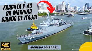 Fragata Liberal F43 Navegando para Alto Mar  Marinha do Brasil [upl. by Zasuwa771]