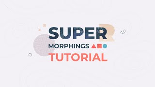 Tutorial  How to use Super Morphings After Effects Script [upl. by Allac]