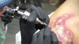 Miami Inks quothuge fanquot gets surprise Garver Tattoo for her birthday [upl. by Duj950]