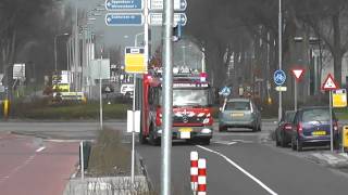 Prio 1 Brandweer MBK648 Konstabelstraat te Medemblik [upl. by Ewold448]