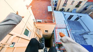 Barcelona Rooftop Parkour POV 🇪🇸 [upl. by Elleirbag]