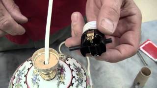 How to replace a lamp switch and socket [upl. by Trill]