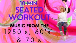 Chair Exercises for Seniors with Music from the 50s 60s and 70s [upl. by Eiuol367]