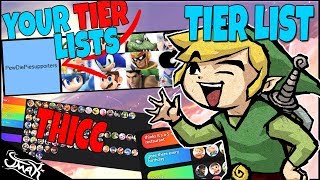 Smash Bros Ultimate Tier List Based on EVERYONES TIER LIST [upl. by Imar]