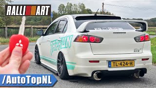 Mitsubishi Lancer Ralliart REVIEW on AUTOBAHN by AutoTopNL [upl. by Atinor]