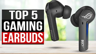 TOP 5 Best Gaming Earbuds 2024 [upl. by Ynnob]