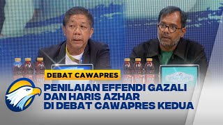 Penilaian Cawapres di Debat Versi Effendi Gozali dan Haris Azhar [upl. by Kristof]