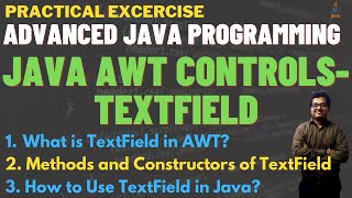 Java AWT Controls  Use of Java TextField with Example  Java AWT TextField Methods amp Constructors [upl. by Ultima242]