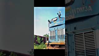 Wdg3a attitude statusyoutubeshorts indianrailways wdm3a alcolocomotive viralshorts [upl. by Seavey]