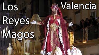 Three Kings Day Parade Los Reyes Magos  Valencia  Spain 4K [upl. by Pfister]