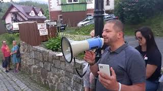 24 07 2021 Agresywna Magda Gessler uszkodziła nam w Karpaczu telefon i mocno obciągała kabel [upl. by Loar396]